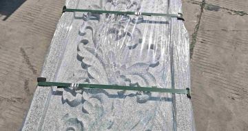 河北芝麻白别墅外墙雕刻版