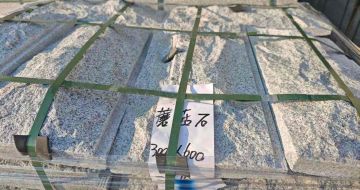 河北芝麻白蘑菇石，自然面