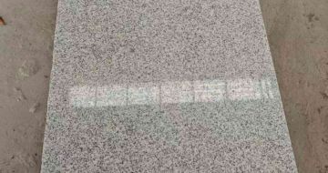 河北芝麻白光面毛板