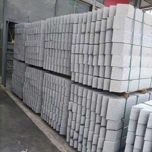 河北芝麻白树围石 树池