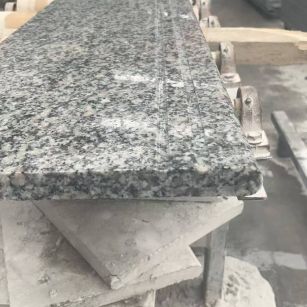 河北芝麻白楼梯踏步 芙蓉白