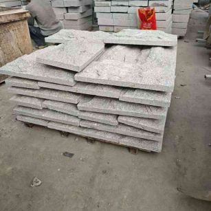 河北芝麻白蘑菇石，自然面