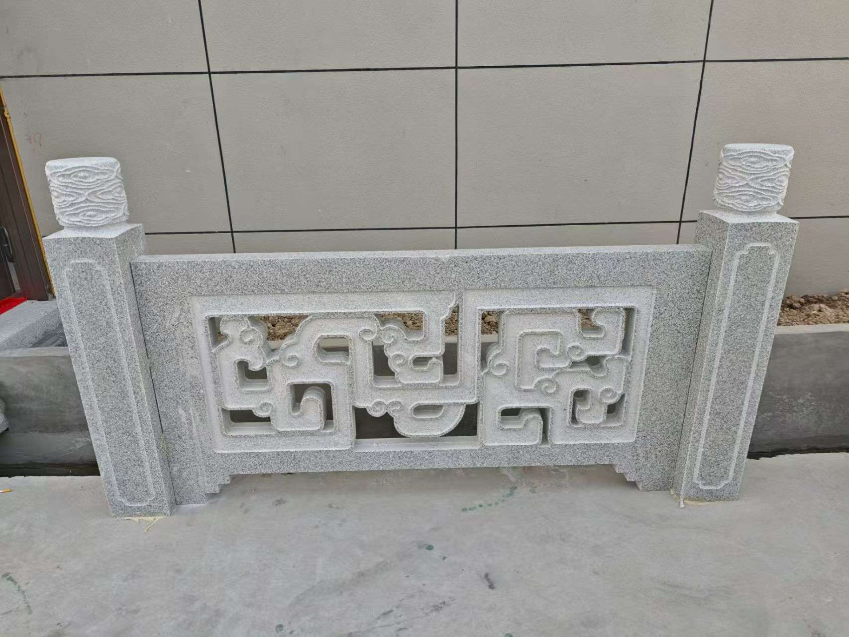 河北芝麻白河道栏杆 桥栏杆